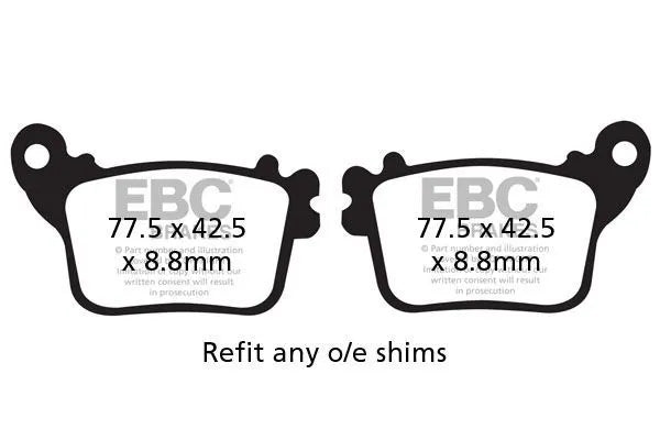 Brake pads EBC FA436V