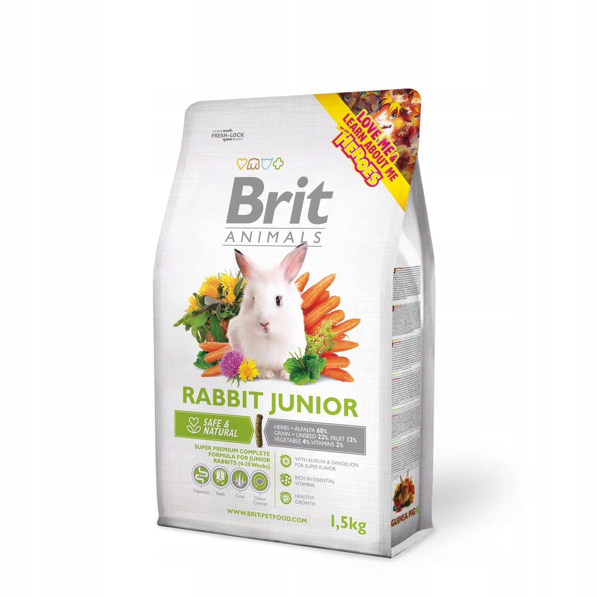 Brit Animals Rabbit Junior Complete rabbit food 1,5 kg