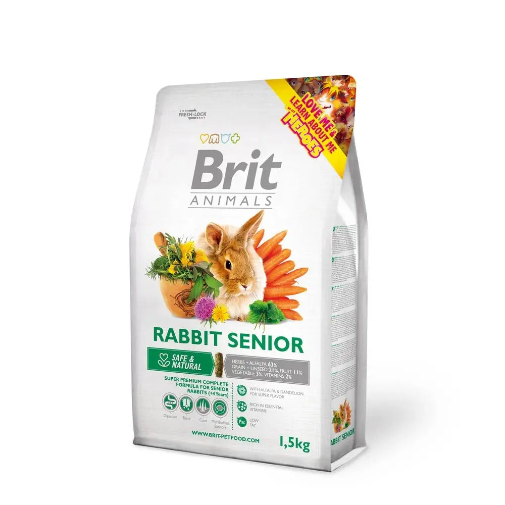 Brit Animals Rabbit Senior Complete 1,5kg Packaging status original