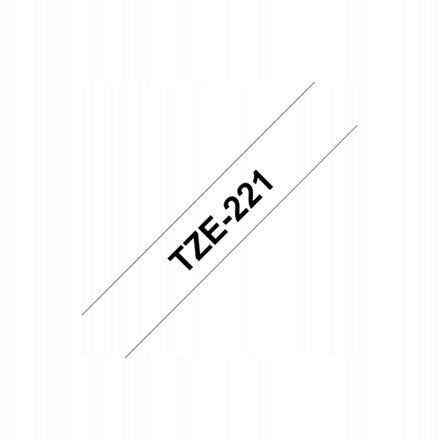Brother | 221 | Laminated tape | Thermal | Black on white | Roll (0,