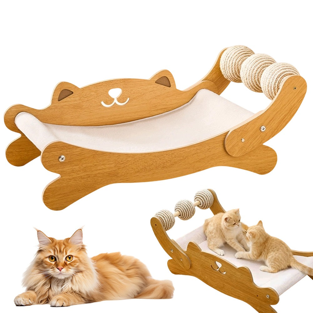 Brown Cardboard Scratcher for Cat Cardboard Anti-Stress Board Mat Packaging status original