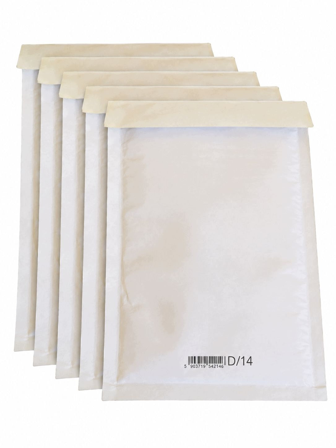 Bubble envelope D14 white 5 pcs.