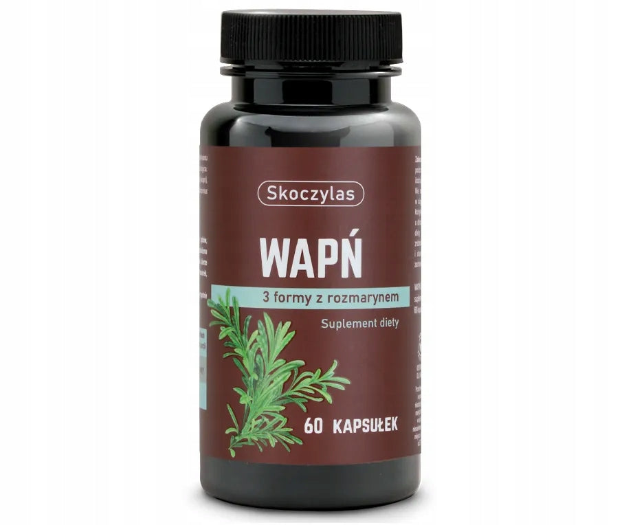 CALCIUM 3 forms with rosemary Better Assimilation SKOCZYLAS 60 kaps.