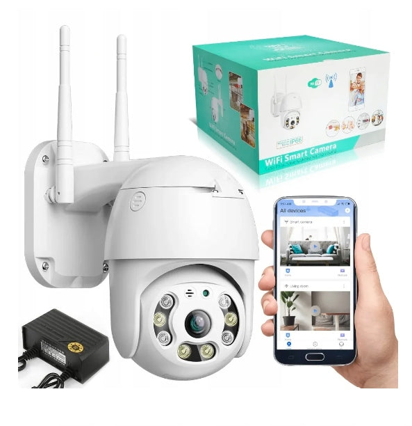 CAMERA IP SURVEILLANCE KIT OUTDOOR MONITORING HD RECORDING FOR HOME