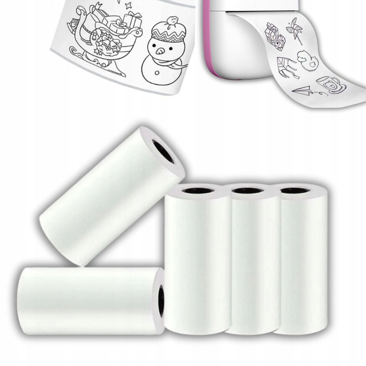 CAMERA PAPER PRINTING THERMAL ROLLS CARTRIDGES 10 PIECES Manufacturer code 1217200067011