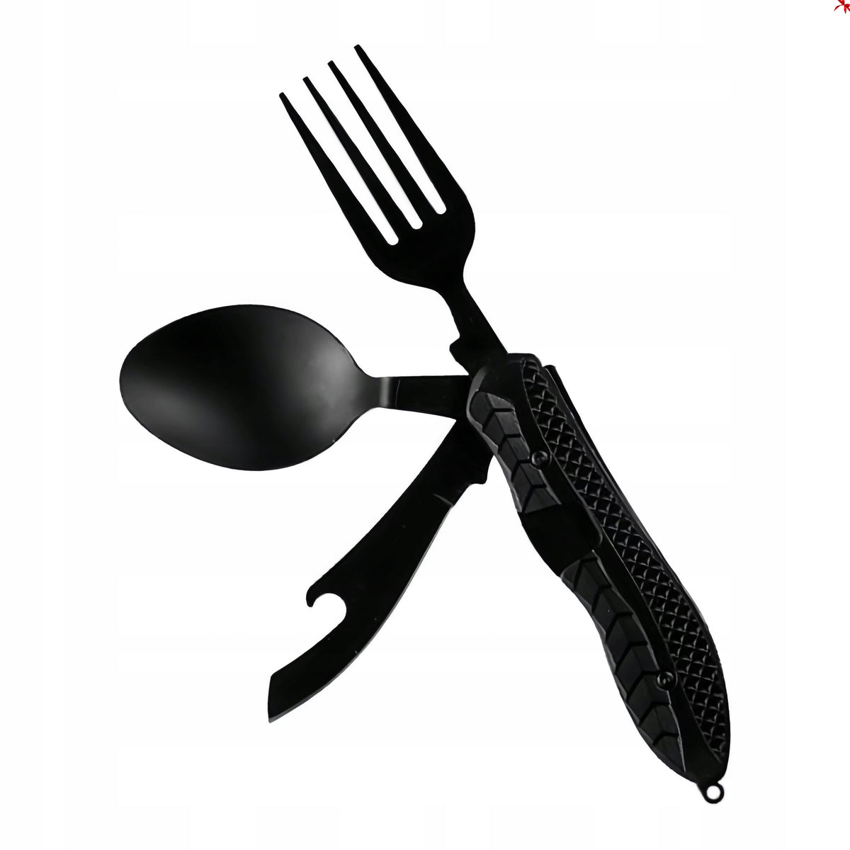 CAMPING CUTLERY TRAVEL FORK SPOON SET HIKING ESSENTIALS 3in1 Manufacturer code 3471