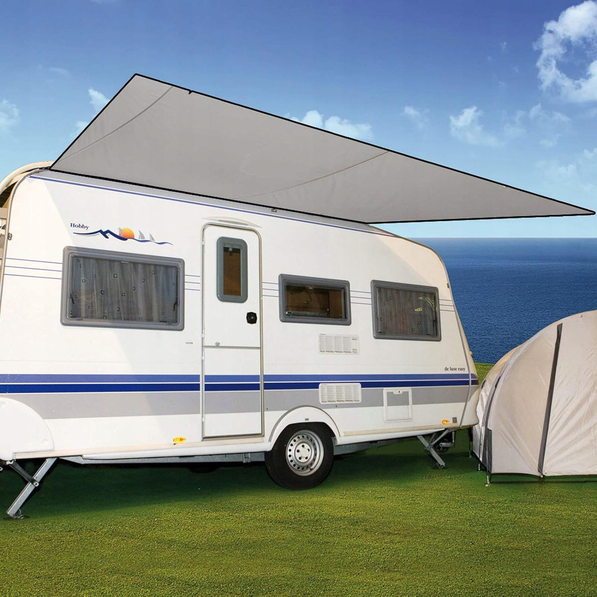 CANOPY FOR CARAVAN CANOPY WATERPROOF FOLDING UV COVER Packaging status original