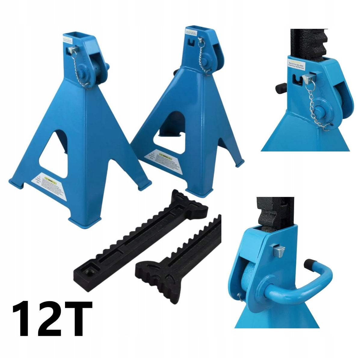 CAR BUNNIES 12 TONS SUPPORTS WORKSHOP BRACKETS 12T 2 PIECES