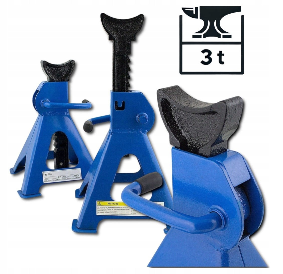 CAR BUNNIES 3 TONS SUPPORTS WORKSHOP BRACKETS 3T 2 PIECES