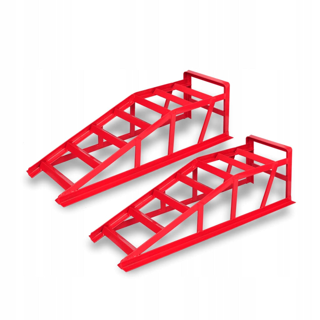 CAR RAMPS 2 PCS 91X27X24 CM STEEL FOR WORKSHOP