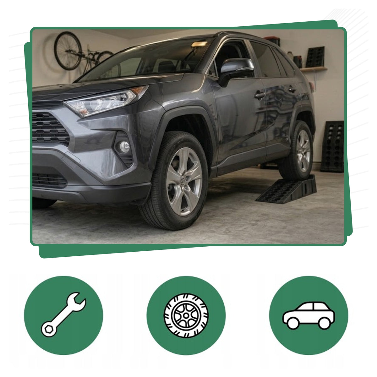CAR RAMPS 8T RAMP DRIVEWAY STRONG WIDE HIGH 2 PCS Manufacturer code NAJAZDY SAMOCHODOWE 8T 2 SZT