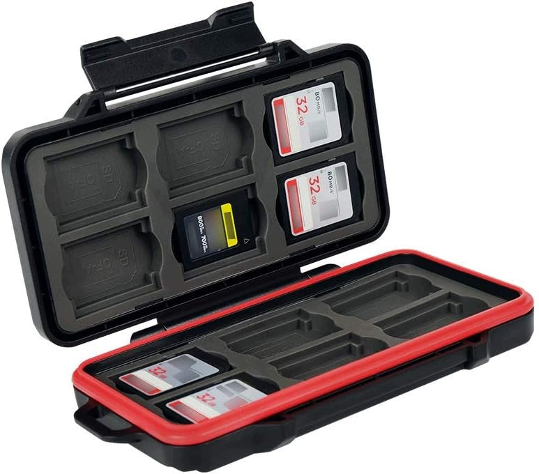 CARD CASE SD CFEXPRESS 24 COMPARTMENTS WATERPROOF SHOCK Model PROfezzion 24 przegródki na karty SD Cfexpress-A,