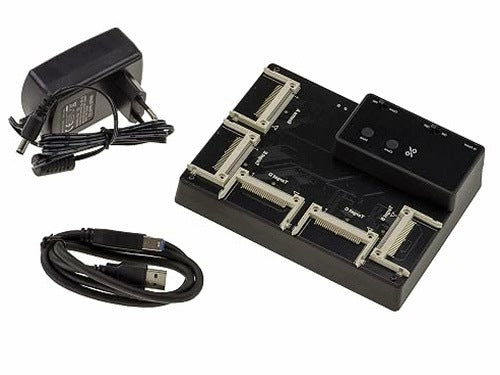 CARD DOCK COMPACT FLASH USB 3.0 CLONING 5 SOCKETS FOR HOME