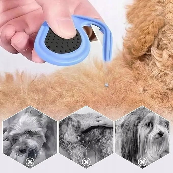CARDED COMB DOG TRIMMER FOR LONG-HAIRED HAIR 2PCS Brand no brand