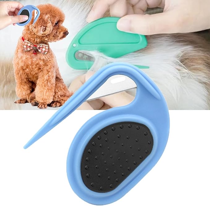 CARDED COMB DOG TRIMMER FOR LONG-HAIRED HAIR 2PCS