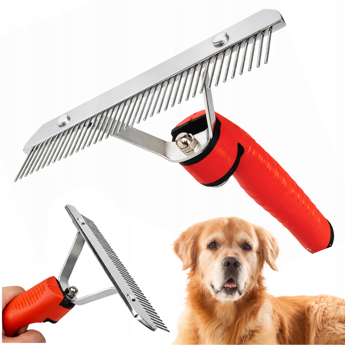 CARDED FOR LONG HAIR OF LONG-HAIRED ANIMALS FOR CAT DOG BRUSH XL