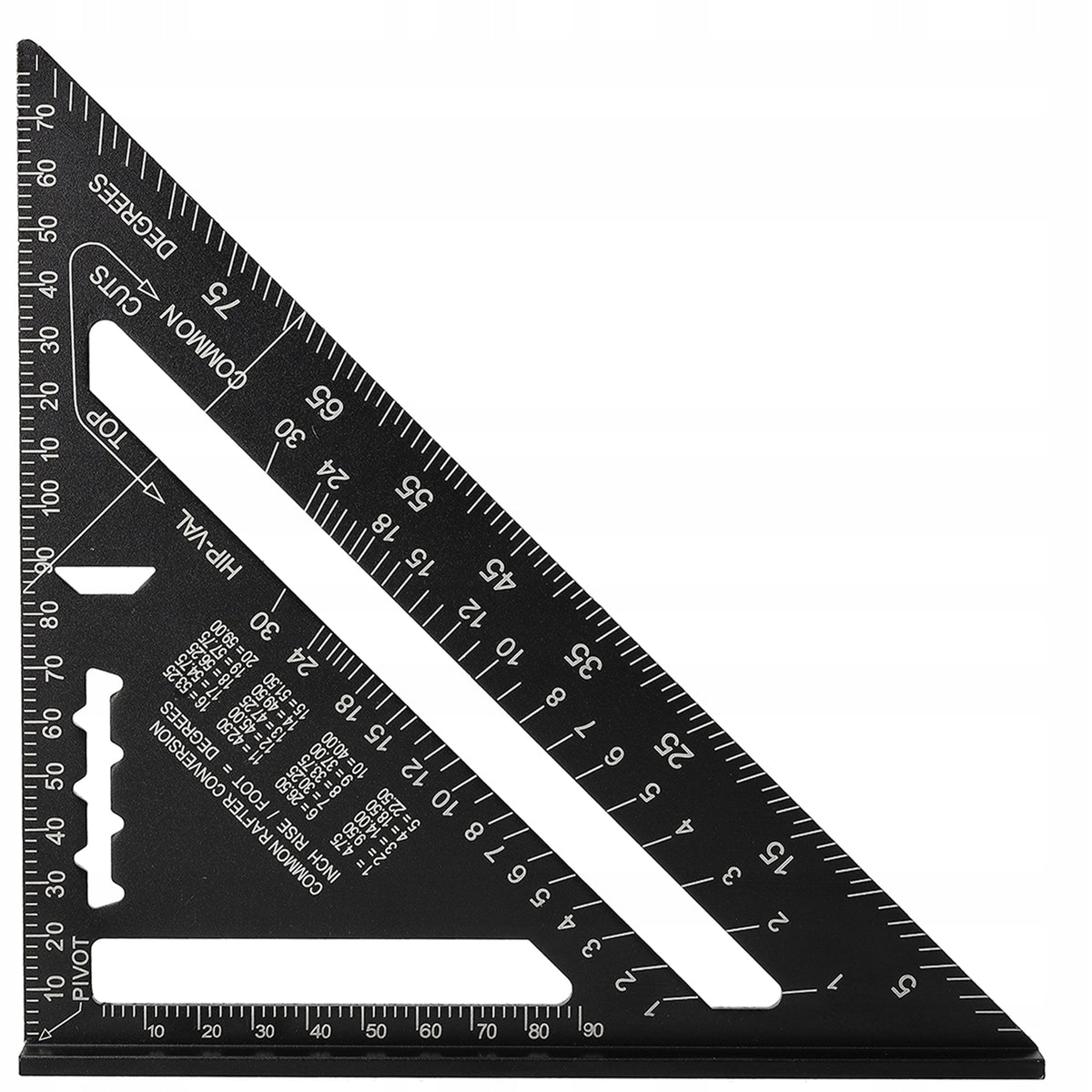 CARPENTRY'S ANGLE 190mm ALUMINUM SCALE SOLID PRECISE