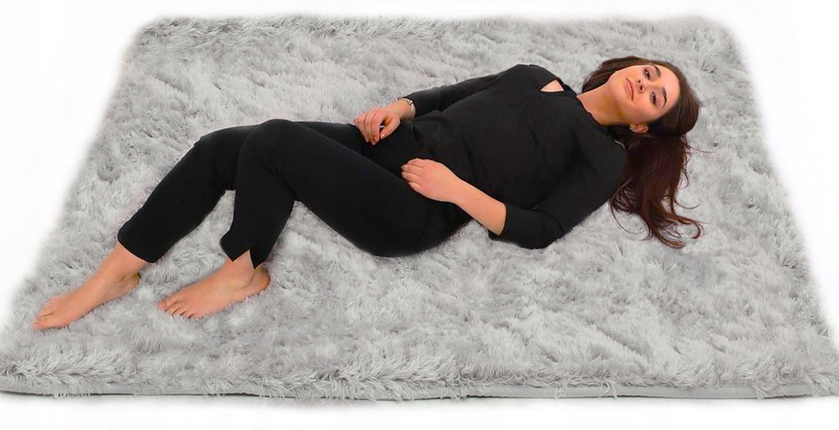 CARPET PLUSH SOFT SHAGGY ANTI-SLIP 140X200 FOR WASHING Assorted Colors