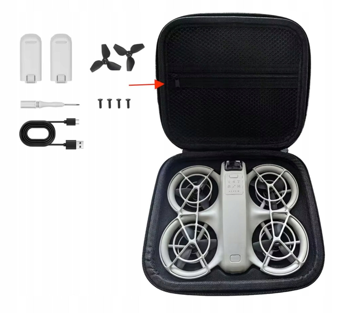 CASE RIGID BAG DRONE CASE SUITCASE FOR DJI Neo Fly More Combo Packaging status original