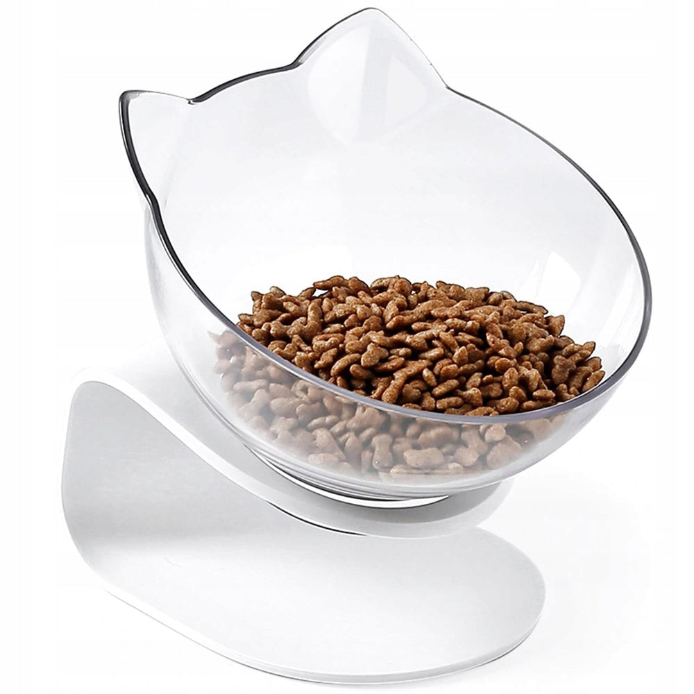CAT BOWL ON STAND SINGLE FOR WATER OR FOOD BOWL 300ML