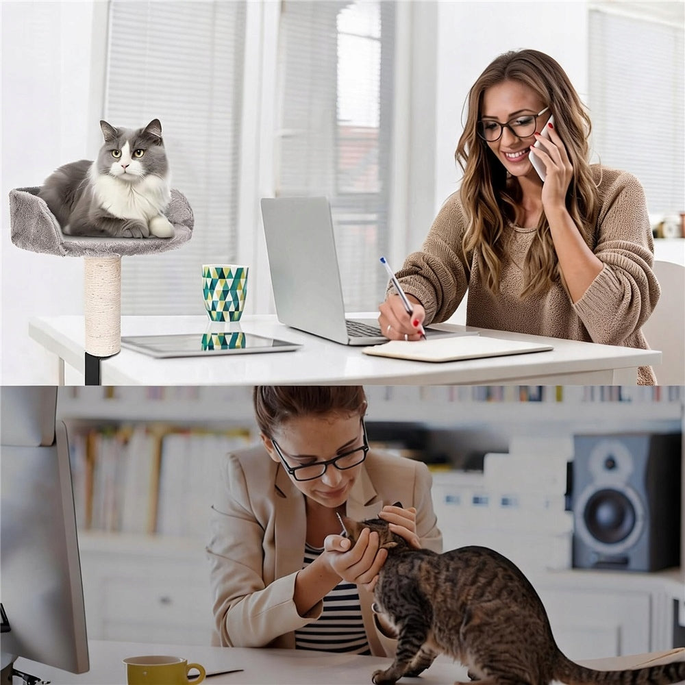 CAT DESK HAMMOCK WITH SPACE-SAVING CLAMP SYSTEM Manufacturer code 6PT5783GY3232