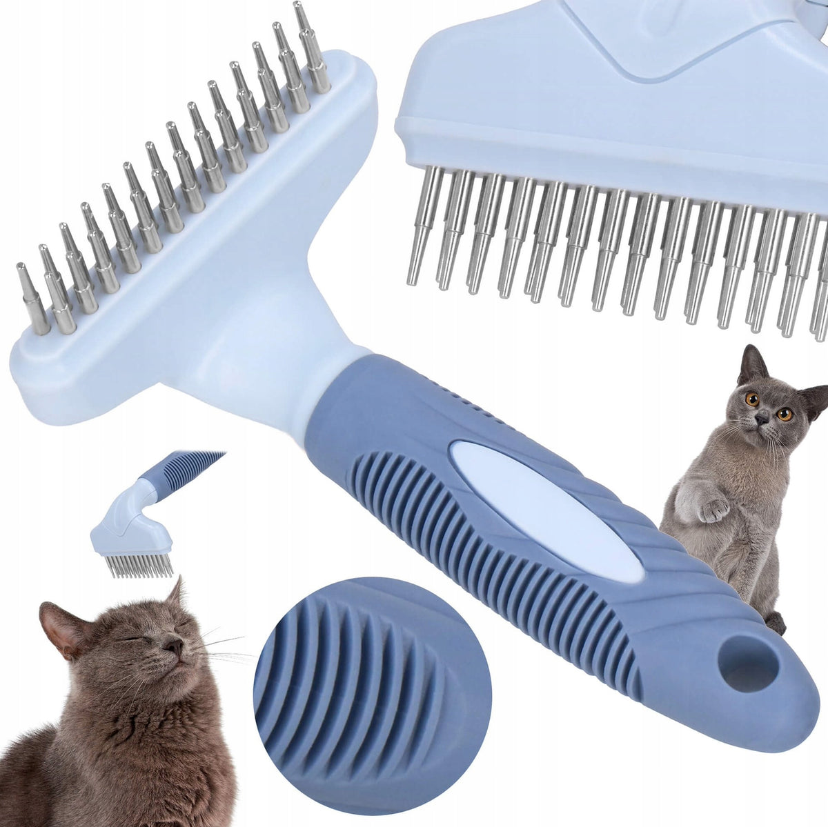 CAT DOG BRUSH CARDED FOR COMBING LONG HAIR Packaging status original