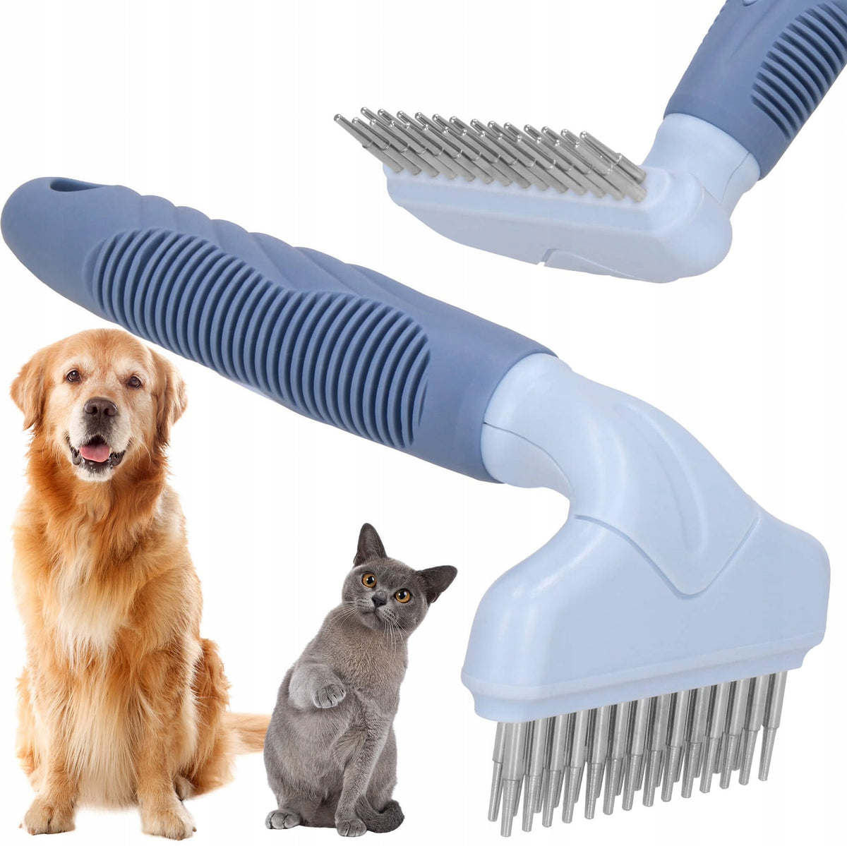 CAT DOG BRUSH CARDED FOR COMBING LONG HAIR