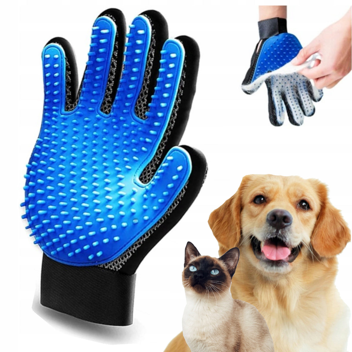 CAT DOG GLOVE FOR COMBING HAIR COMBING MASSAGE BRUSH