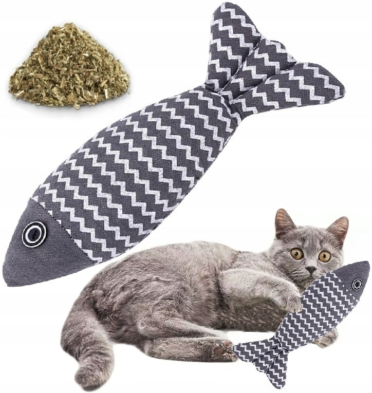 CAT FISH TOY FISH WITH CATNIP XL KICKER