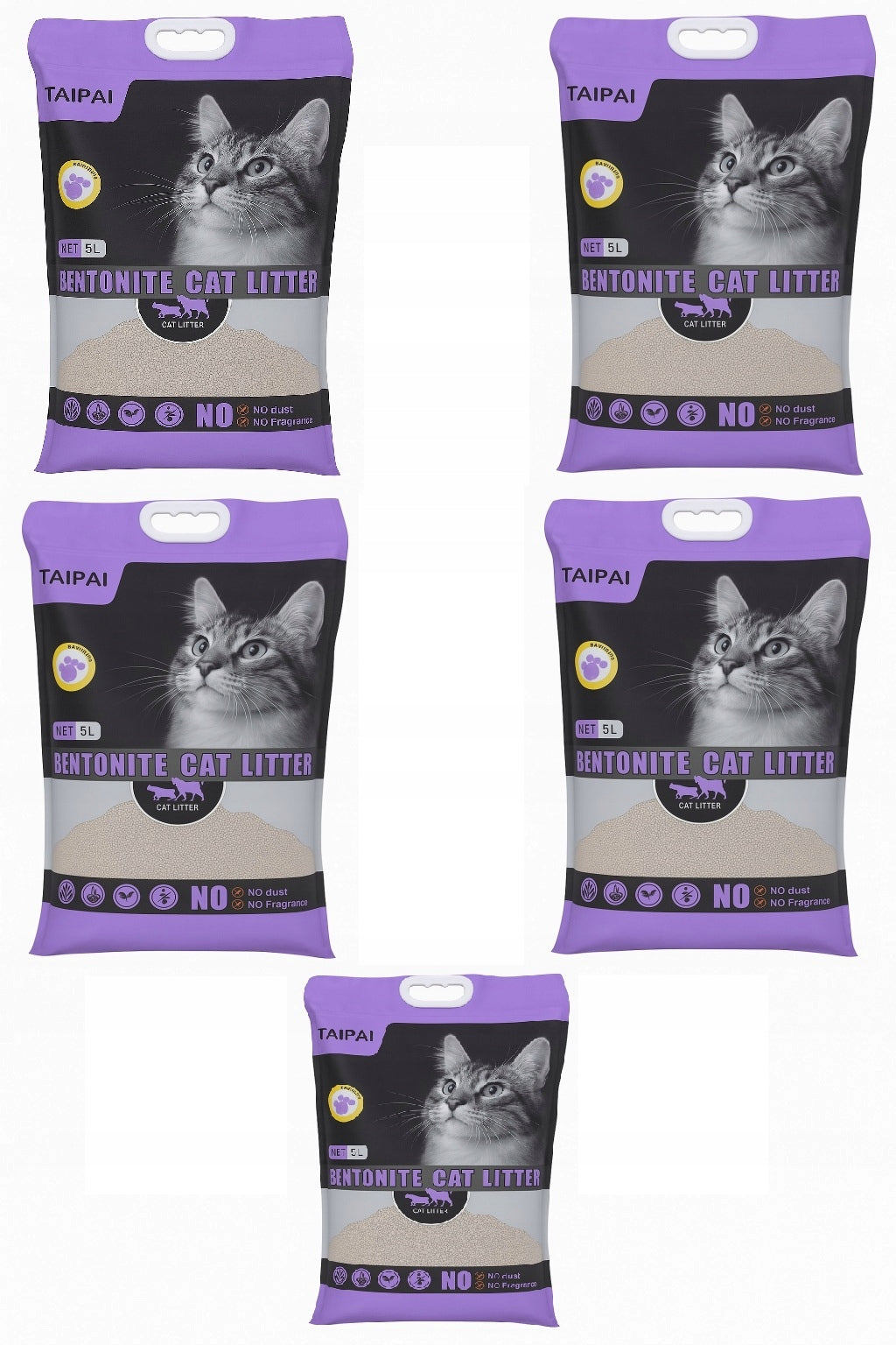 CAT LITTER BENTONITE CLUMPING SCENTED Lavender PREMIUM 25