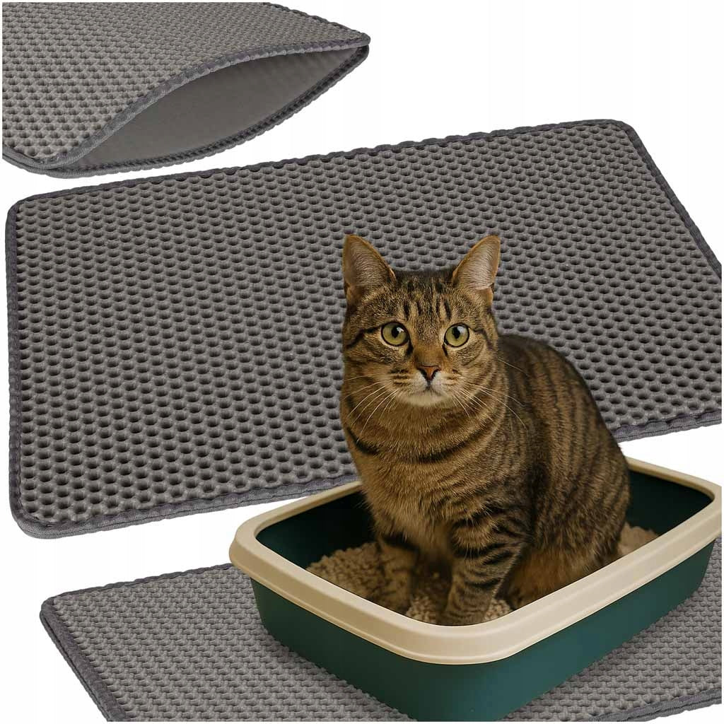 CAT LITTER BOX MAT WIPER WATERPROOF DOUBLE LAYER XXL