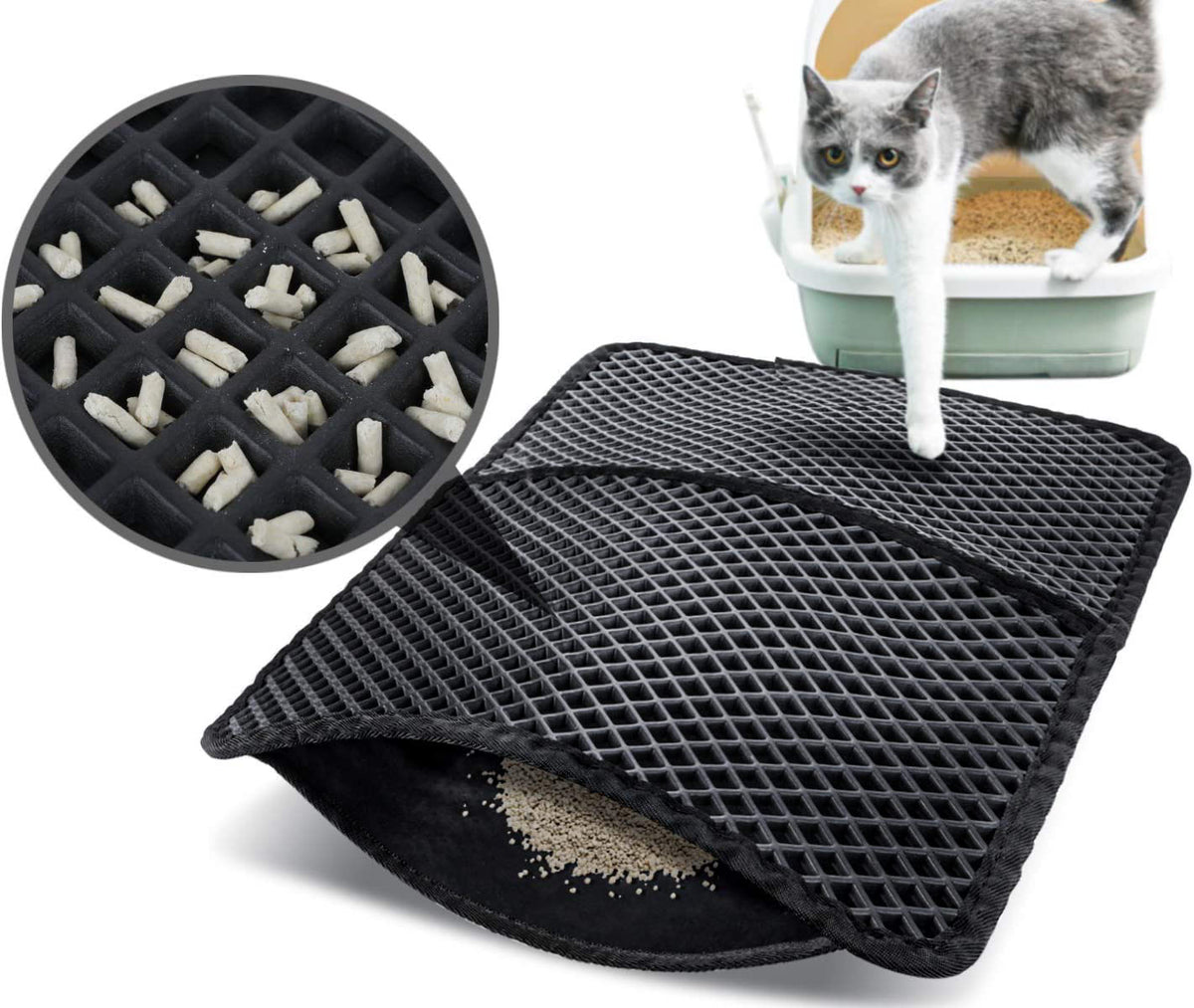 CAT LITTER BOX WIPER MAT FOAM 50x40