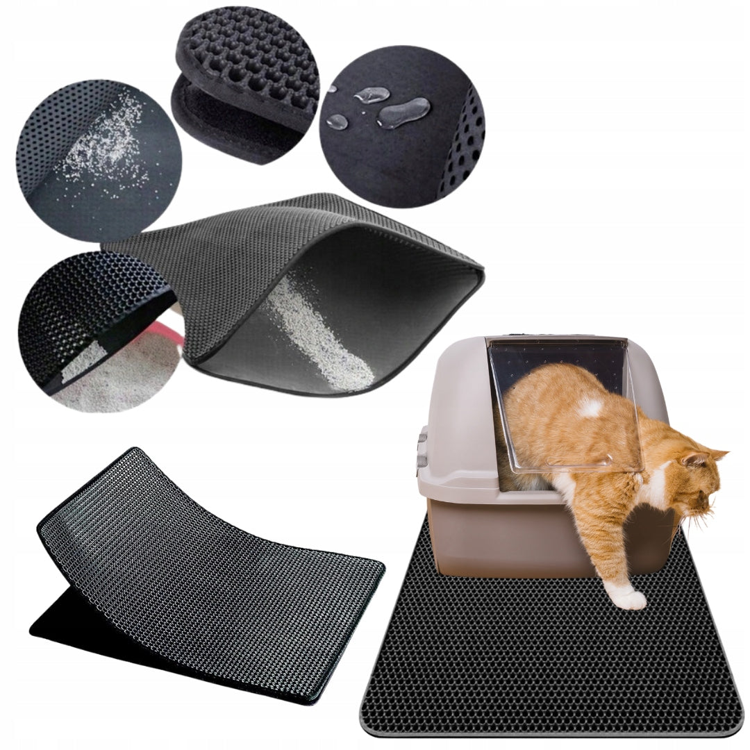 CAT LITTER BOX WIPER MAT L 50x40cm