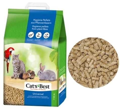 CAT'S BEST UNIVERSAL 7L LITTER SUBSTRATE WOODEN cat rabbit cavia