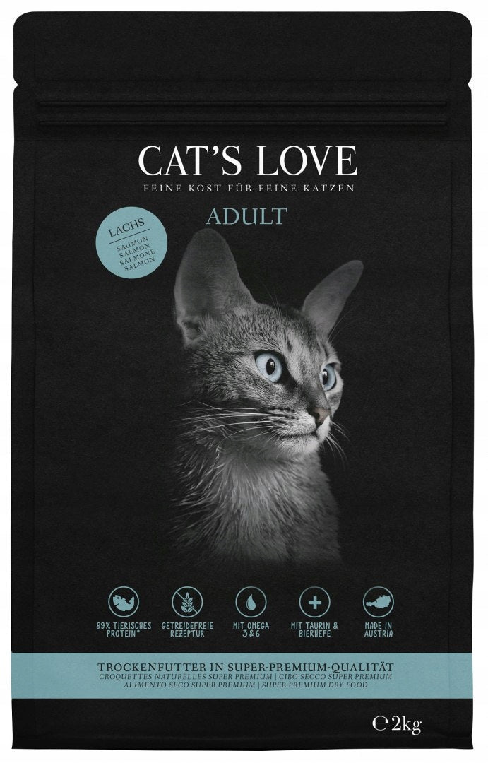 CAT'S LOVE Lachs - cat food with salmon (2kg)