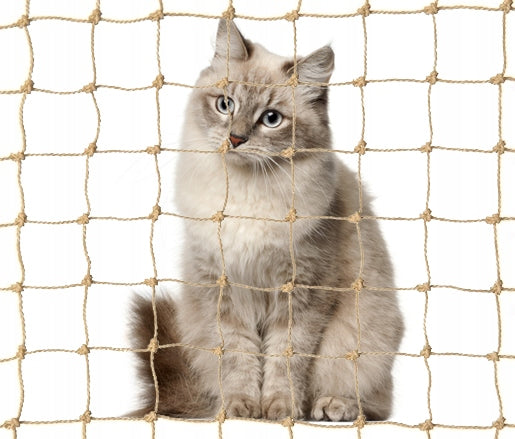 CAT SAFETY NET FOR BALCONY WINDOW, SMALL EYE 28MM, CUT TO SIZE