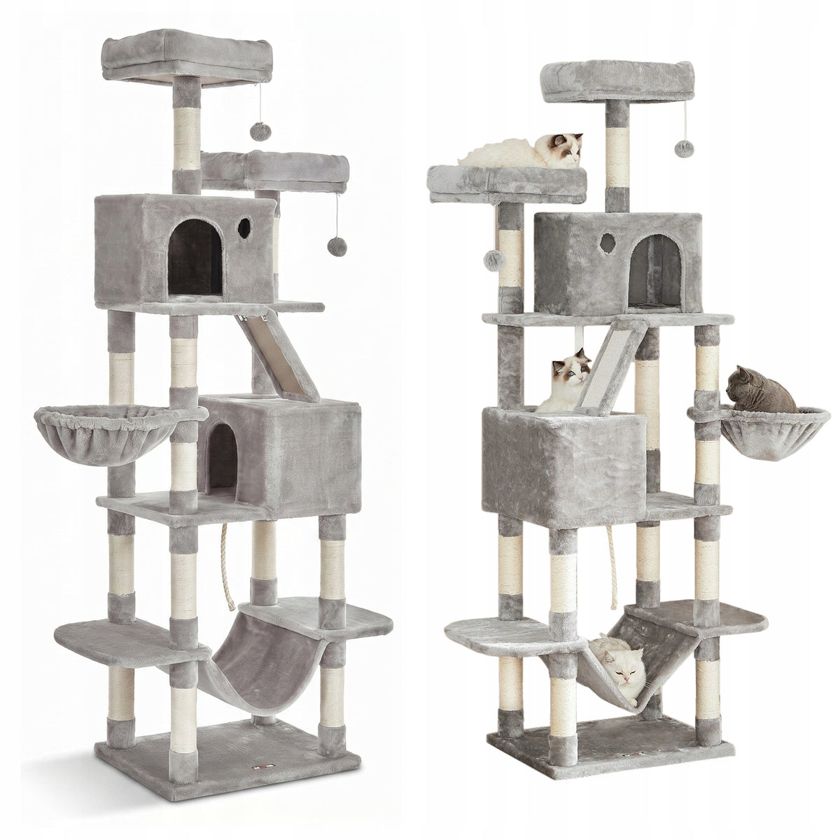 CAT SCRATCHER LARGE XXL HIGH 7 LEVELS BED POST COTTAGE 206 CM