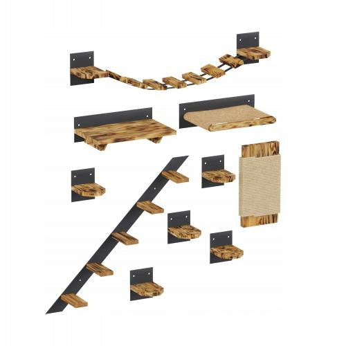 CAT SHELF STAIRCASE CAT ENCLOSURE LOFT