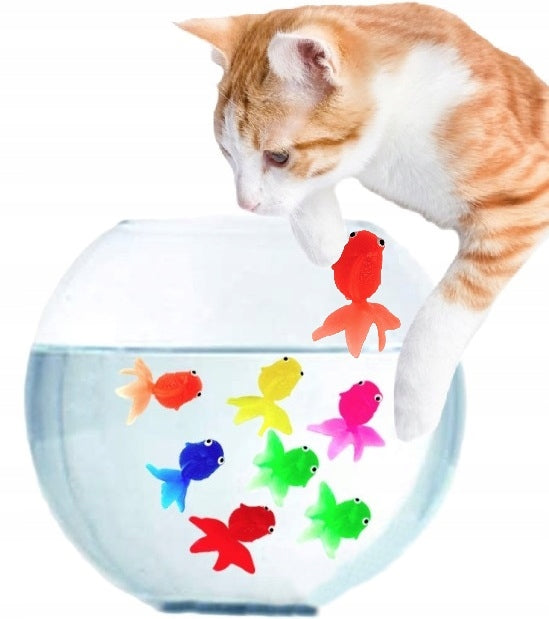 CAT TOY FLOATING SILICONE LARGE FISH FOR FISHING
