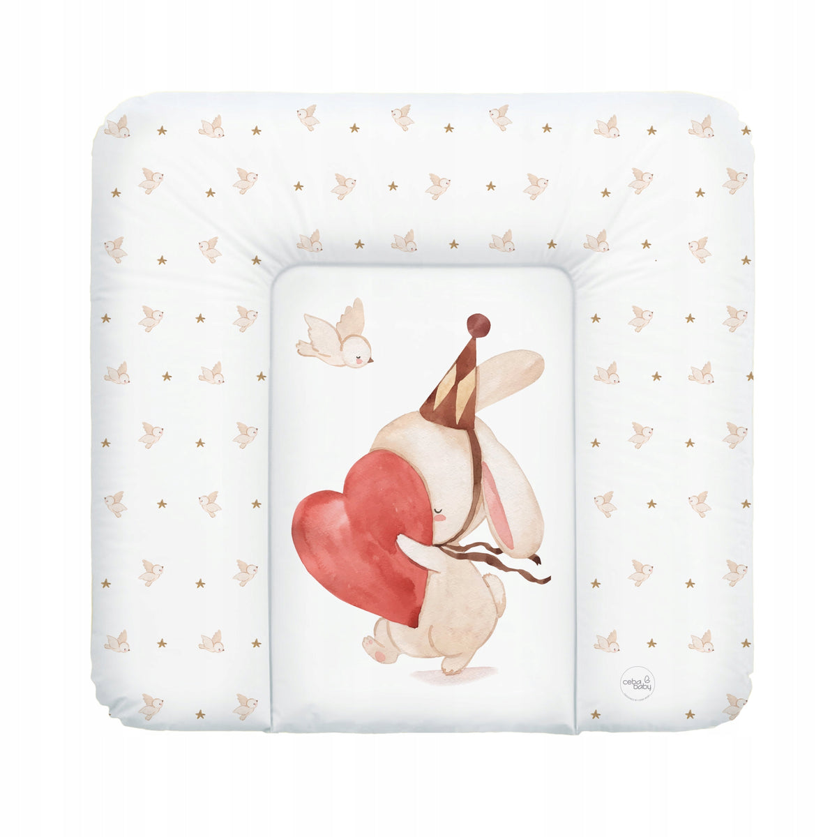 CEBA Changing Table Soft for Dresser Changing Mat 75x72 Basic Pierrot