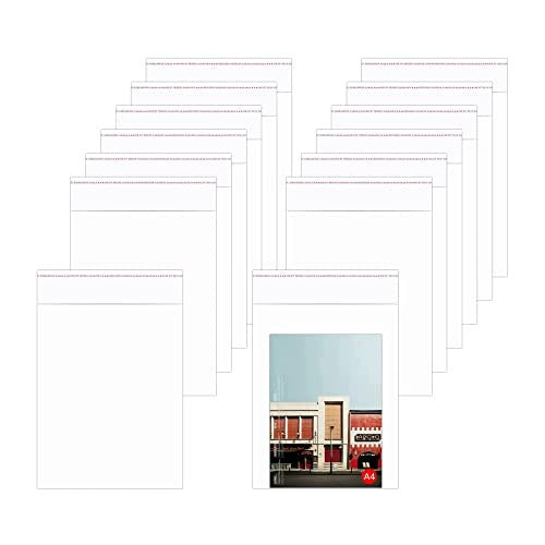 CELLOPHANE BAGS WITH GLUE 28X36CM OPP PACK OF 200 PIECES STEEL Length 36 cm