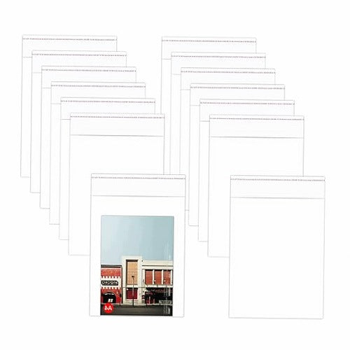 CELLOPHANE BAGS WITH GLUE 28X36CM OPP PACK OF 200 PIECES STEEL