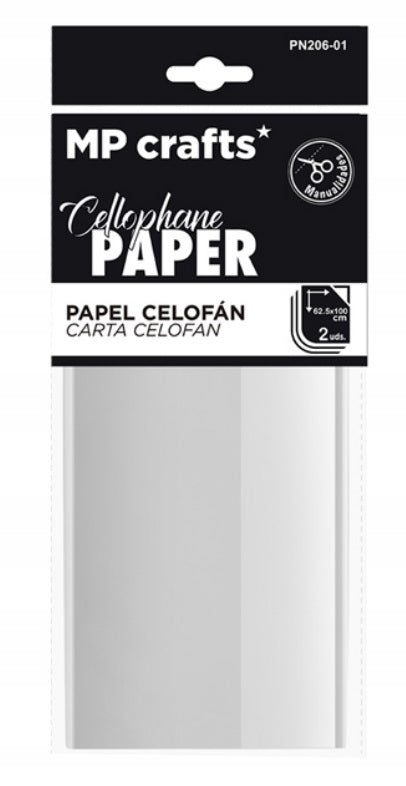 CELLOPHANE FOIL FOR PACKAGING METALLIC WHITE