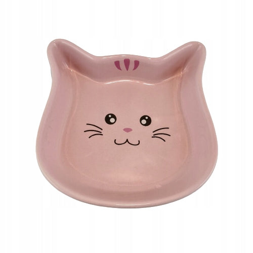 CERAMIC BOWL FOR CAT PINK Brand Dakls