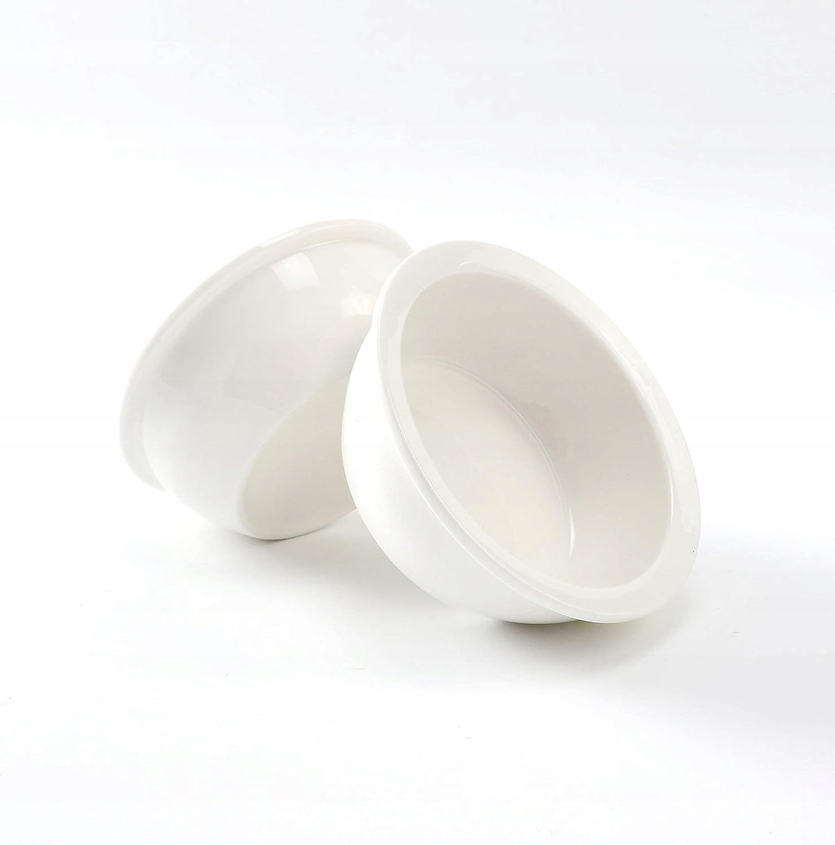 CERAMIC BOWLS FOR CATS 2 PCS 360ML DIAMETER 14CM MICROWAVE