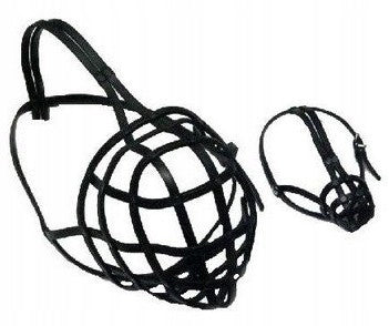 CHABA Leather muzzle 2 - for dachshund