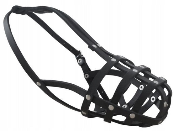 CHABA Leather muzzle 5 - for German shepherd bitch Manufacturer code 608541