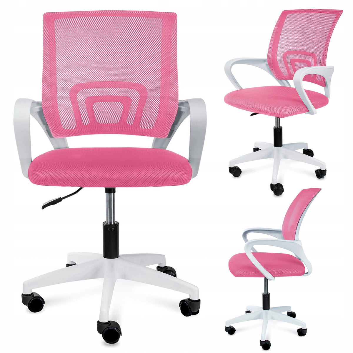CHAIR SWIVEL DESK CHAIR FOR BABY GIRL PINK FOR LEARNING