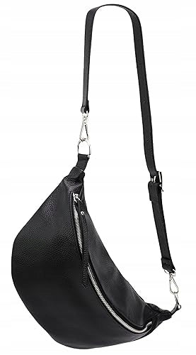 CHEST BAG LEATHER WOMEN UNISEX ADJUSTABLE STRAP