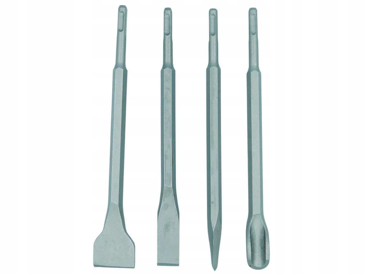CHISEL FOR CONCRETE SDS PLUS SET OF 4 CHISELS Brand SilverTools